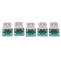 5pcs Type A Female USB To DIP 2.54mm PCB Connector USB PCB Board Connector Creek. 