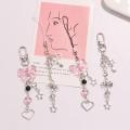 Cute  Charm Trendy Bow Kawaii Keychain Pendant Heart Y2K Bag Chain for For Girls For Women For Teens Gift  Use. 