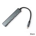 5 in 1 Type C HUB High Speed USB3.0 HUB Splitter Card Reader Multiport with SD TF Ports for Macbook Computer Accessories HUB USB. 