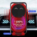 Fashion Qi Fast Wireless Charger Car Phone Holder Smart Infrared Sensor Air Vent Mount Automatic Clamping Mobile Phone Stand S11. 