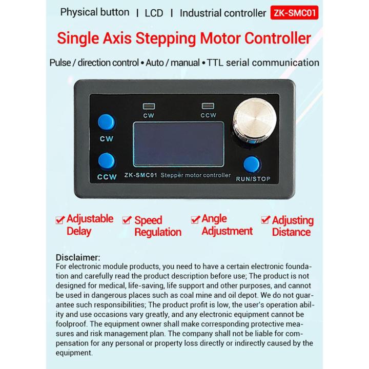 42 57 Stepper Motor Controller Positive Reverse Angle Pulse Speed Control Board Programmable PLC Serial Communication