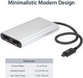 StarTech Thunderbolt 3 to Dual DisplayPort Adapter 4K 60Hz - Thunderbolt 3 Certified - Dual Monitor DisplayPort 1.2 Video Converter - Mac & Windows Compatible - Dual 4K DisplayPort (TB32DP2T) ORIGINAL UK ZONE. 