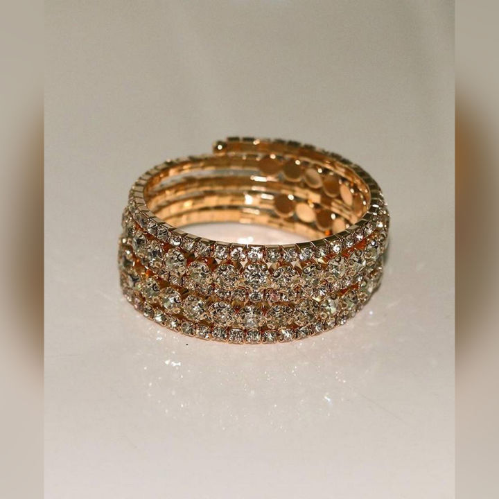 Flexible Fancy Bracelet (Silver and Golden)