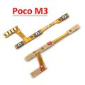 New For Xiaomi Poco M3 Power On/Off Key Volume Side Button Flex Cable Repair Parts. 