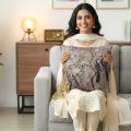 16x16 Digital Print Luxury Cushion Cover with Silk Back and Zip Closure for Sofa and Home Decoration by Mehman Bazar. 