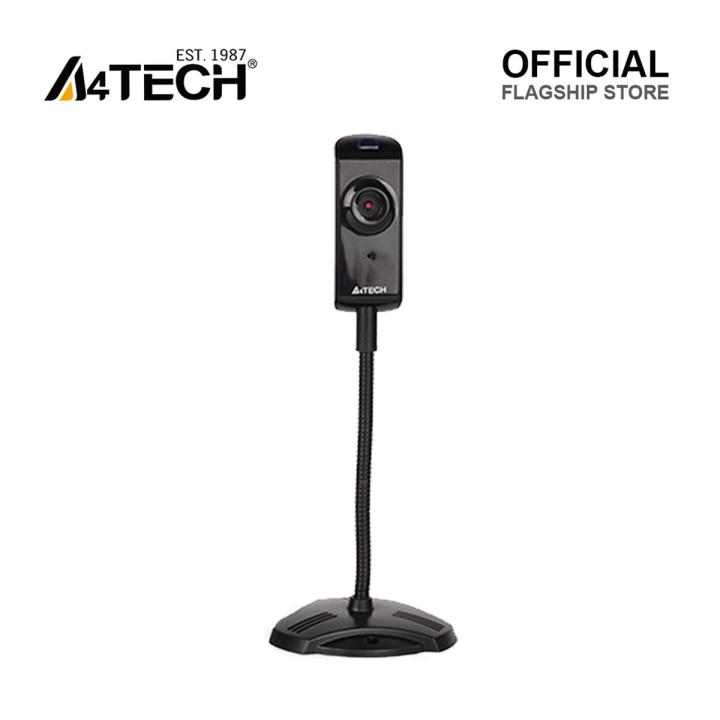 A4Tech PK-810G Anti-Glare Webcam - Built-in Microphone - Plug and Play - Intelligent Multisampling - 360° Rotation