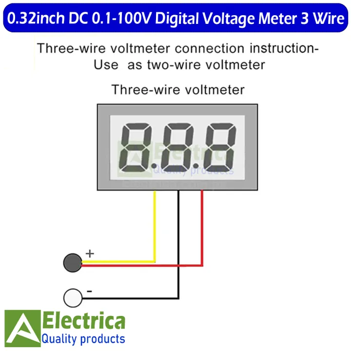3%20Wire%20DC%200.1-100V%203%20Digit%20digital%20display%20voltage%20meter%20with%20Case%200.32%20inch%20digital%20voltmeter%20indication%20Red%20display%20by%20Electrica%20-%20Image%204