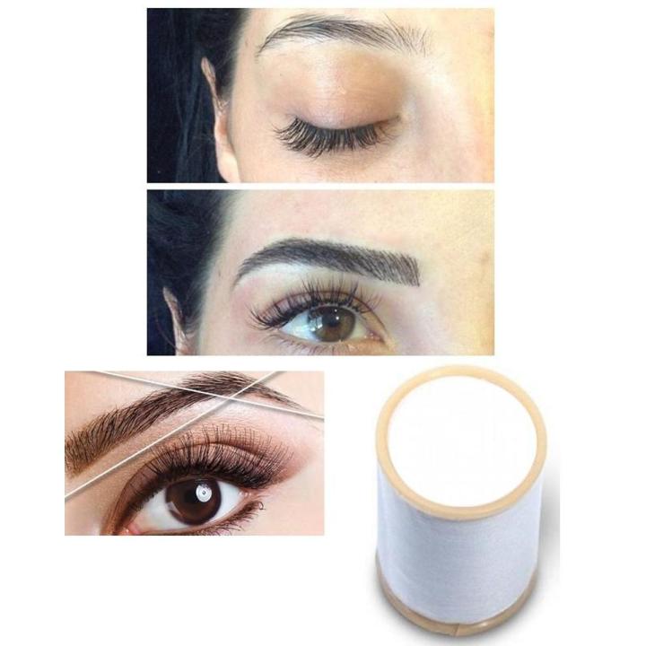 Facial Hair Removal Threading Thread Can be used in Threading Machine or Manual Threading 300m Face Threading Thread Especially Eye Brows Thread Extra Soft Strong
