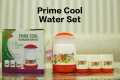 Peacock Prime Cool Water Set - 6 Glass with Insulated Water Jug (7 Pieces Set). 