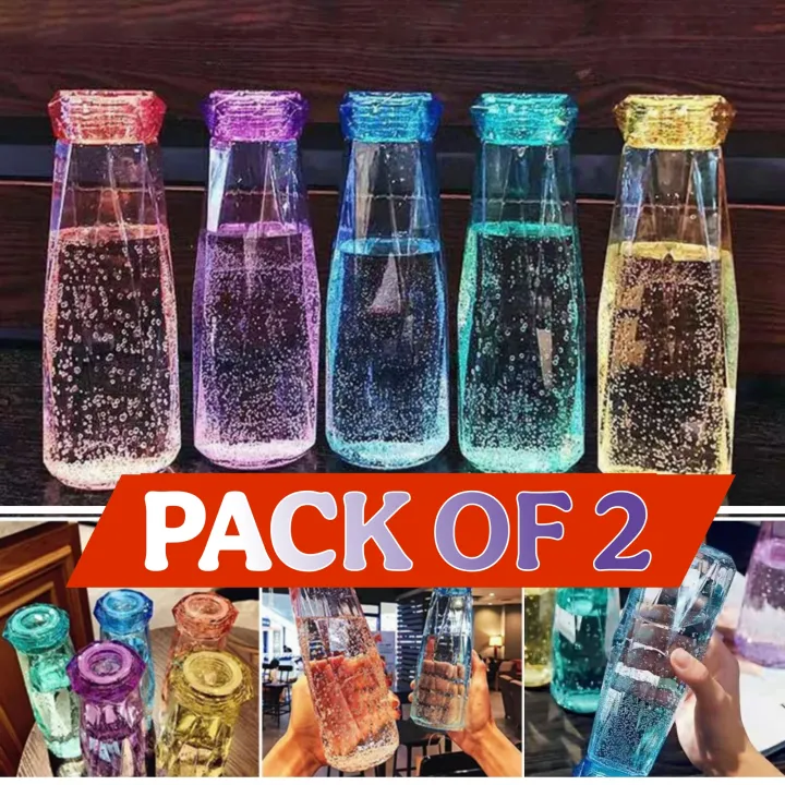 %5BPack%20Of%202%20Bottles%5D%20Smart%20Crystal%20Glass%20Colored%20Travel%20Water%20Bottle%20500ml%20%20Fancy%20&%20Stylish%20Bottles%20-%20Image%202