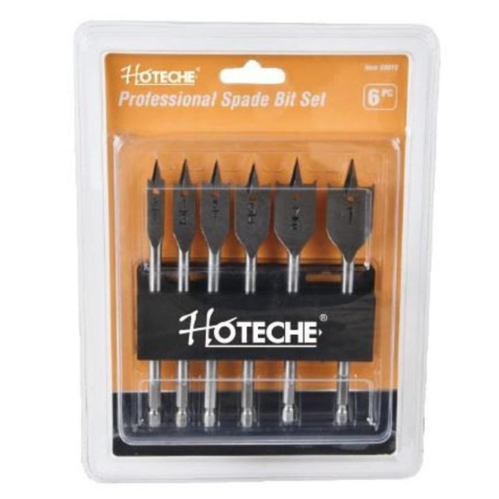 AST Hoteche 511021 6 Pcs Wood Flat Drill Bit Set I22