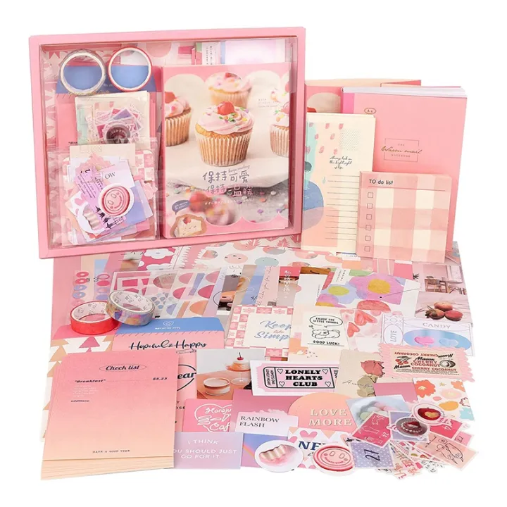 Aesthetic%20Scrapbook%20Kit(348Pcs),%20Junk%20Journal%20Kit%20with,%20Stationery(A)%20-%20Image%205