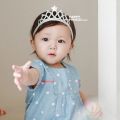 Baby Girl Princess Crown Headband Elastic Rhinestone Tiara Hair Head Band Hair Accessories. 