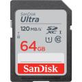 SanDisk - 64GB - Ultra UHS-I - 120mb - SDXC Memory Card. 