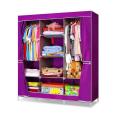Wardrobe Almari Folding Closed With Zip 3 Door Portable Cupboard. 