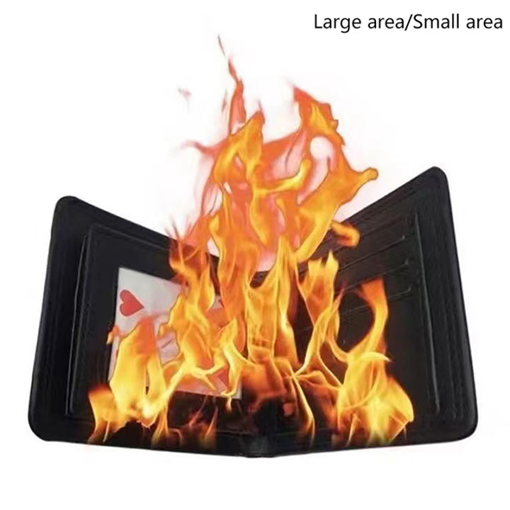 Magic Trick Flame Fire Wallet Big Flame Magician Trick Wallet Stage Street Show Raging Wallet Fire Magic Hudduo