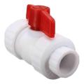 Red Tools DIY Rotary Knob Plastic PPR Stop Tap Valve for Water Pipe Hole Stop Water Mdpe 32mm. 