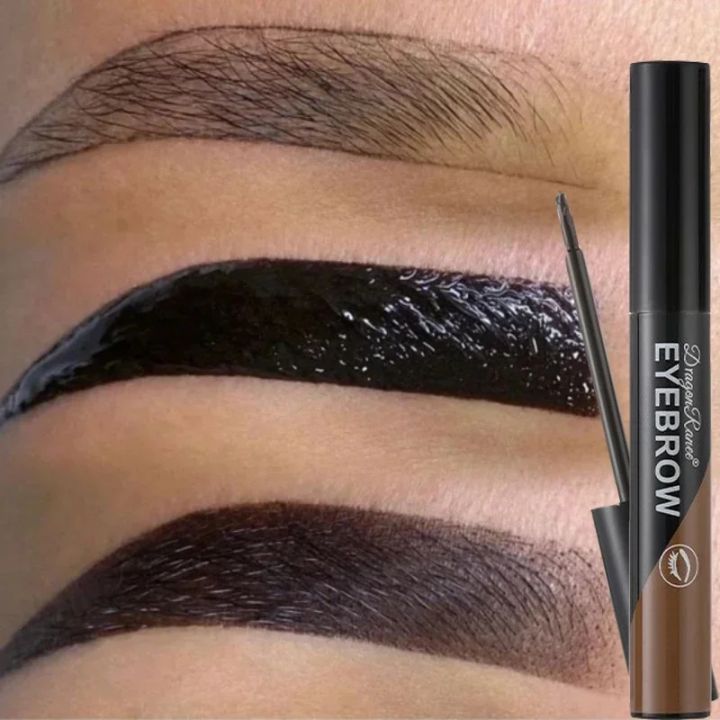 Peel-off Eyebrow Gel Waterproof Lasting Black Brown Eye Brow Tint Enhancers Tearing Brow Tattoo Makeup