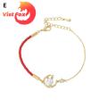 Vist Fox Bunny Bracelet Festive Women Zodiac Rabbit Pendant Bracelet Fashion Jewelry. 