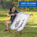 ENRG Cooling Elevated Dog / Cat Bed with High Quality Metal Frame Waterproof Material Easy to Clean. 