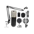 BM800 Professional Suspension Microphone Kit Studio Live Stream Broadcasting Recording Condenser Microphone Set. 