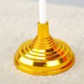 25Pcs Gold Mini Hand Held Flag Stand Base Table Flag Base Bar Restaurant Party Conferences Desktop Display Decoration. 