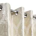 Light Gold Luxury Viscose Fabric Curtain. 