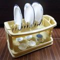 HOUSEHOLD Kitchenaid Leido plate rack 2-Tier Kitchen Sink Dish Drainer Drying Rack plate rack with Tray BABA CROCKERY FR ADVERTISEMENT. 