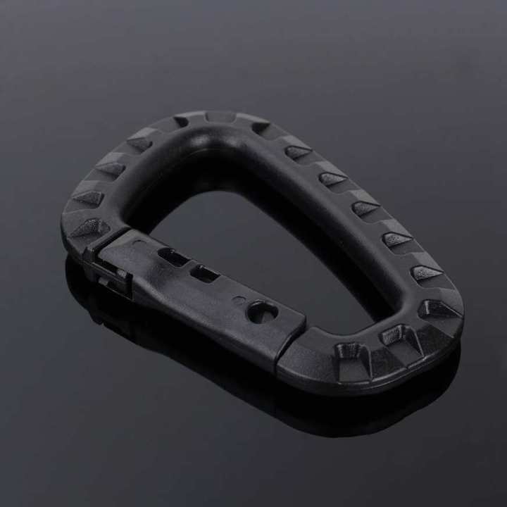 Camping in the shape of a mini D-hook carabiner for home camping fishing hiking travel and keychains