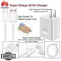 100% Original Huawei 22.5W 5A Type C SuperCharger For p10 p10plus p20 p20lite mate10 pro p30 p30lite mate9 honor10 mate20X nova5T. 