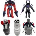 CGGJNUOH Skibidi Toilet Titans Drill Man Upgrade TV Man Woman Cameraman Drillman Speakerman Clock Speaker Man Plush Stuffed Doll Soft Toy. 