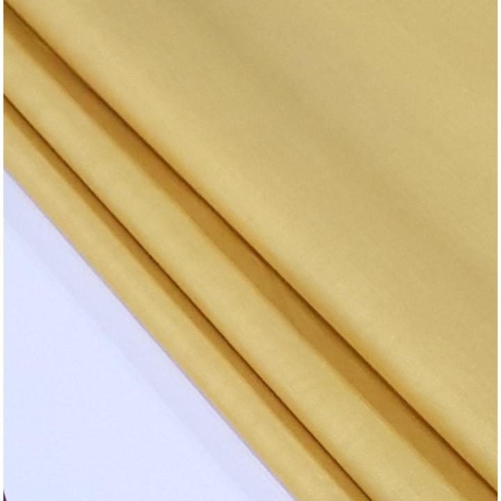 Light Yellow Color Premium Lawn Cotton for Trouser or Shirts For Women -UnStitched  Suits 2.5 Meter Color Premium  Quality Durable Fabric Reasonable Stylish Look 1 Piece Only (2.5 Yards)