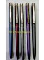 Pack of 5 - Flair_ Ballpoint Pens Metallic Colors Twist Open Ball Pen. 