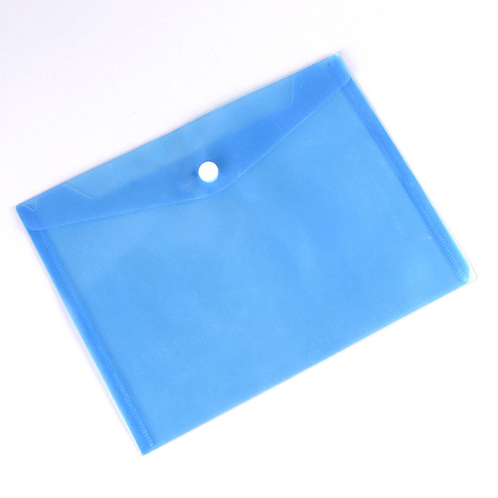 1-3PCS A4 Clear Document Bag Paper File Folder Letter Envelope Pockets Clips Boo