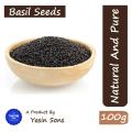 Basil Seeds | Tukh Balanga | Bilango | 100 Gram. 