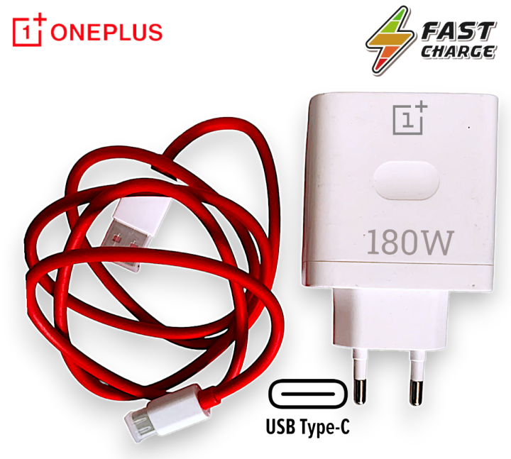 Oneplus Charger With Cable Type C - Adapter Min Output 30Watt And Max Output 100Watt Compatibile With Oneplus All Old and New Models INCLUDED; OnePlus 7 OnePlus 7Pro OnePlus 7T OnePlus 7TPro OnePlus Nord OnePlus N10 Fast Charge: OnePlus 3 OnePlus 3T OnePl