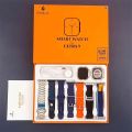 S100 7 IN 1 ULTRA 2 SMARTWATCH SERIES 8 ( 7 Straps+ Slicone Case ) ALWAYS ON DISPLAY STRAPS LOCK AND SCREWS. 