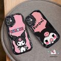 Creative Cute Sanrio Kuromi Phone Case For Redmi 10 A1 12C 9A 12 9 10C 9T 9C A2 10A Note 8 12 11 9 10s 11s 10 Pro Max Poco M3 X5 Mi 11 12 Lite Funny Cartoon 3D Wavy Curved Edge Case. 