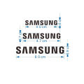 Suitable for Samsung logo metal sticker screen monitor logo sticker computer decoration sticker TV sticker. 