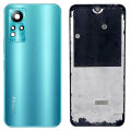 Infinix Note 11 Middle Frame Housing with Power Volume Buttons & Camera Lens Complete Body Casing Replacement Note 11 - Green - Premium. 
