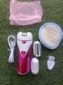 Waer 3 In 1 Rechargeable Electric Epilator Lady Shaver Callus Remover For Shaving Hair Of Bikini Line And Underarms WA-202. 