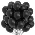 Pack of 10 Black Balloons, For Birthday, Events, Party, Decorations, Anniversary. 