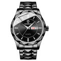 Brand International BINBOND B5552 Men Multiple Colors Fashion Watch Sports Steel Band Waterproof Luminous Wristwatches. 