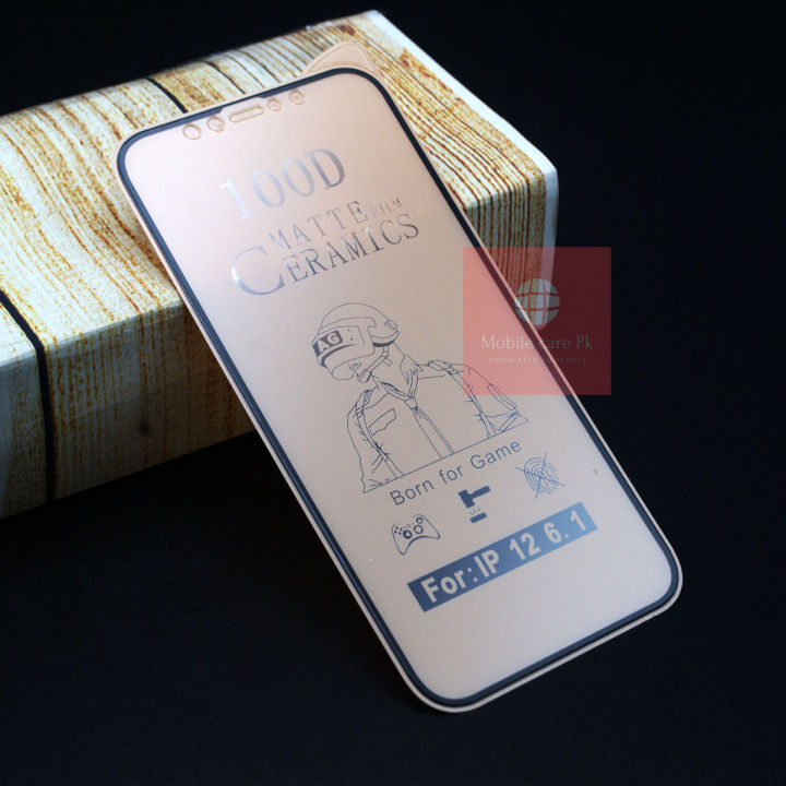 Apple iPhone 12 Pro Ceramic Matte Unbreakable Antishock Hybrid