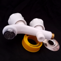 Water Tap Double BIBcock For Toilet Shower with Brass bush and Spindle High Quality. 