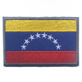 【Buy 6 get 1 free North America Flag Mexico Portugal Argentina Jamaica Morale Chapter Cloth Mark 3D Embroidery Armband Velcro Patch. 