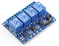 4 Channel 5v Relay Module - Optocoupler Low Level Trigger Expansion Board Compatible with Arduino and Raspberry Pi. 