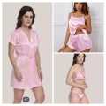 Sexy Nighty Gown 5 Pcs For Bridal Women /Hot Luxury Night suit For Girls / Short  Silk Sleepwear For Ladies. 