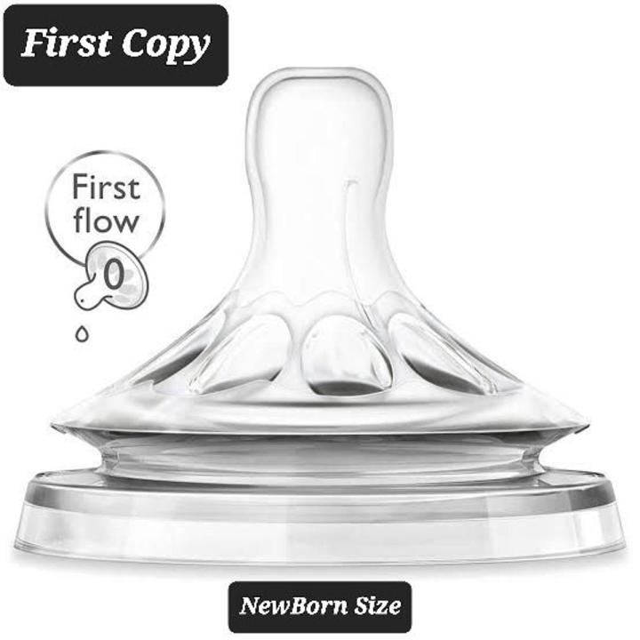 Avent Natural Nipples Teat 0m+ - Avent New Born Nipples For Natural Bottle - 0 Size Nipples
