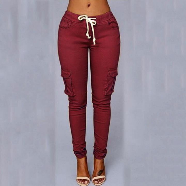 Large Size White Pants Joggers Women Plus Size High Waist Jogger Pants Women Ladies Trousers Military Pants Women